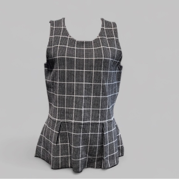 Whbm Windowpane Bodice Top - Picture 4 of 4